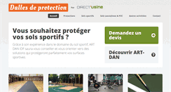 Desktop Screenshot of dalles-de-protection.fr